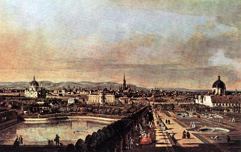 Bernardo Bellotto View of Vienna from the Belvedere Germany oil painting art